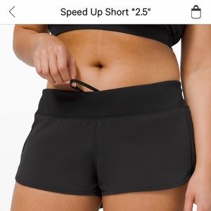 Lululemon speed up short 2.5”